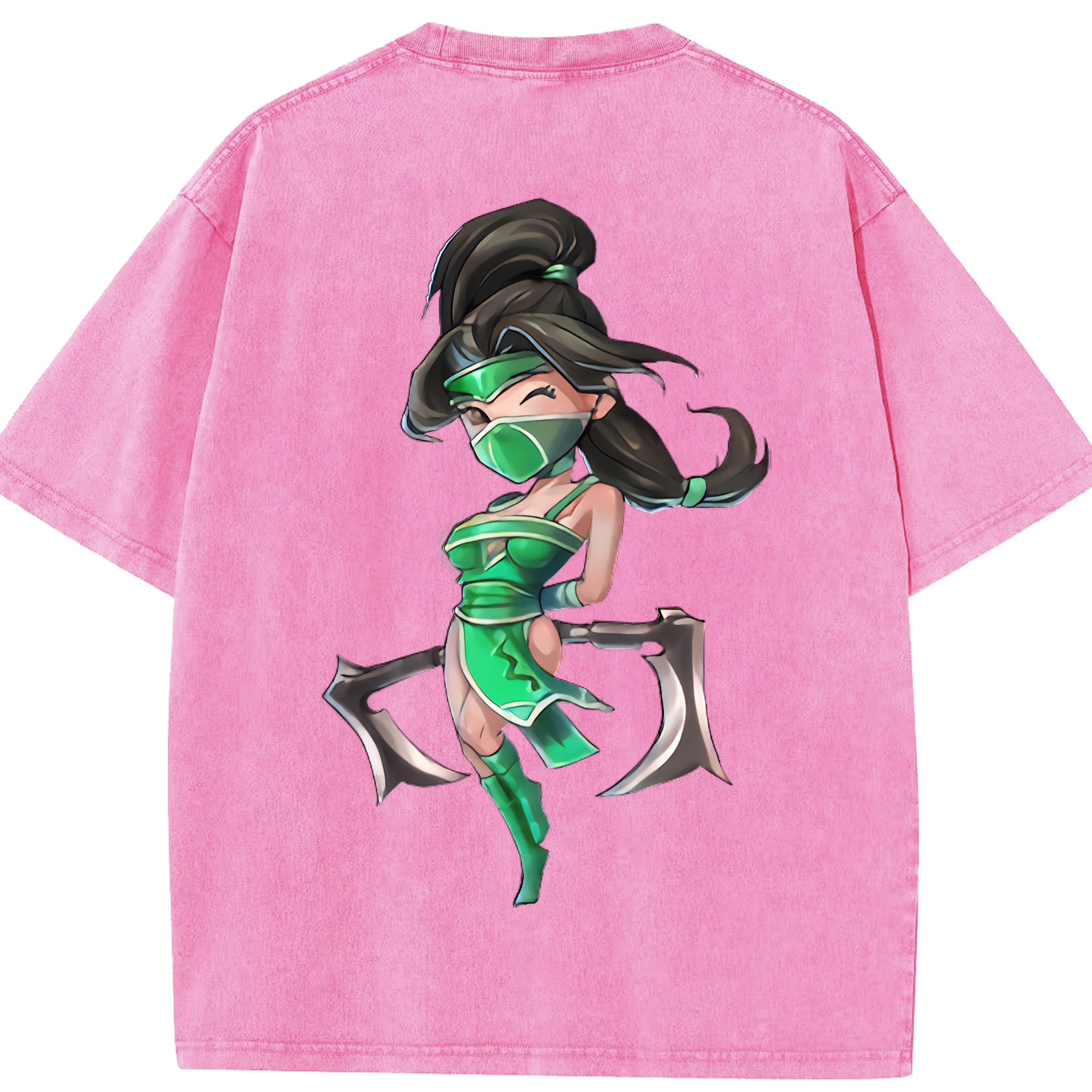 リーグ・オブ・レジェンド League of Legends LOL 綿100% ヴィンテージ風 半袖Tシャツ（背面プリント）